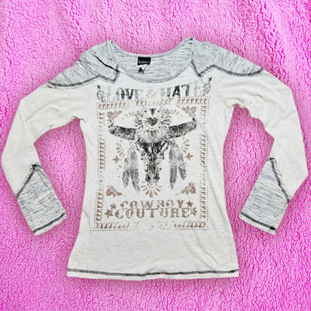 Y2K Bedazzled Shirt